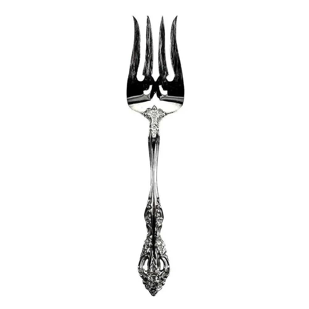 Oneida Michelangelo Cube Stainless Meat Fork-Excellent!